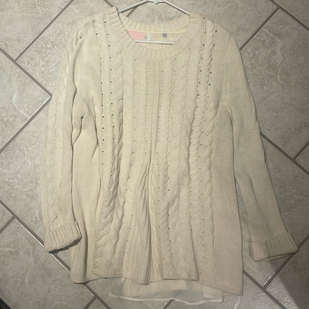 Cream sweater